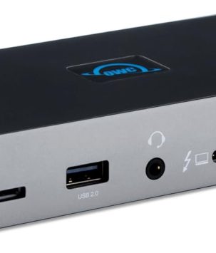 OWC 11-Port Thunderbolt Dock with 4 Ports, 4 USB Ports, Ethernet, Audio, and Card Reader Functionality for Thunderbolt 3 Mac or Thunderbolt 4 PC